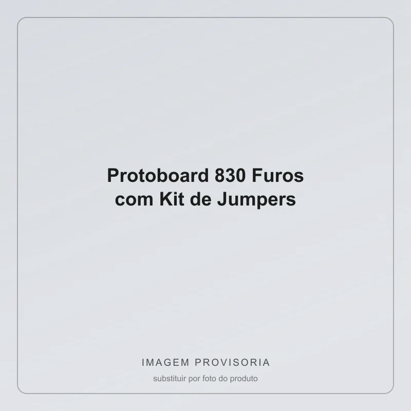 Protoboard 830 Furos com Kit de Jumpers