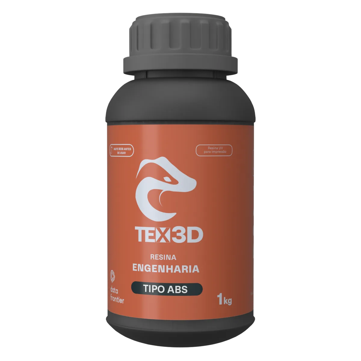 Frasco de 1 kg da resina 3D de engenharia TEX3D tipo ABS