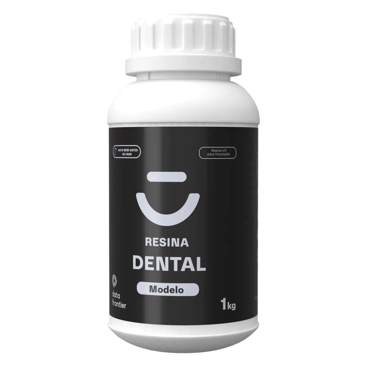 Frasco de 1 kg da resina 3D Dental Modelo da Data Frontier